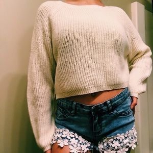 ambiance white sweater